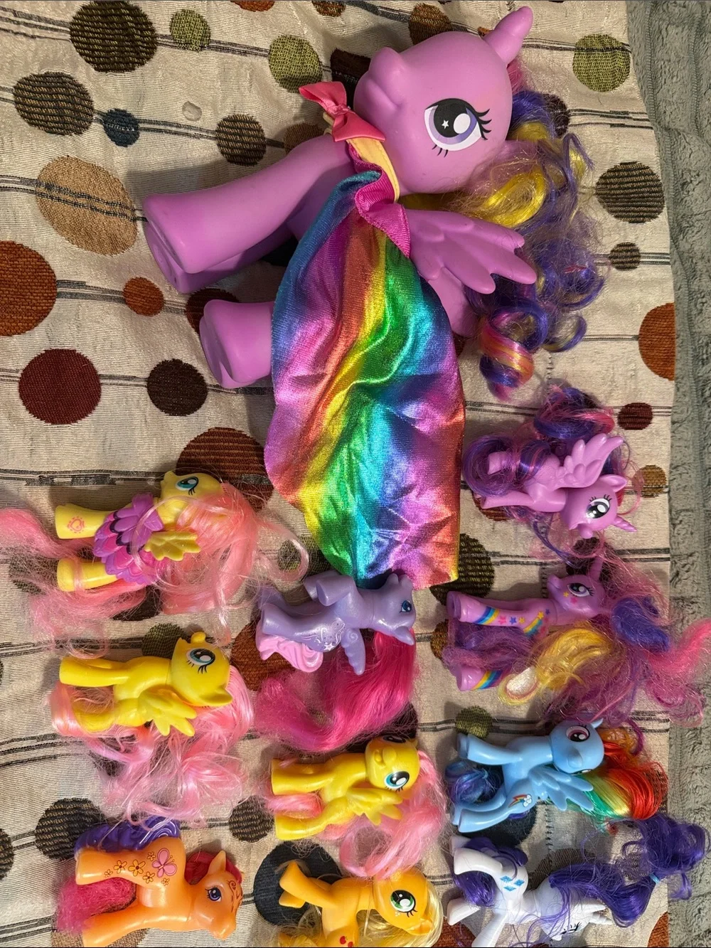 My Little Pony Rainbow Unicorn Plush and Mini Pony Figures - 19 total